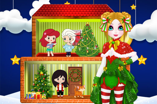 Christmas Puppet Princess House